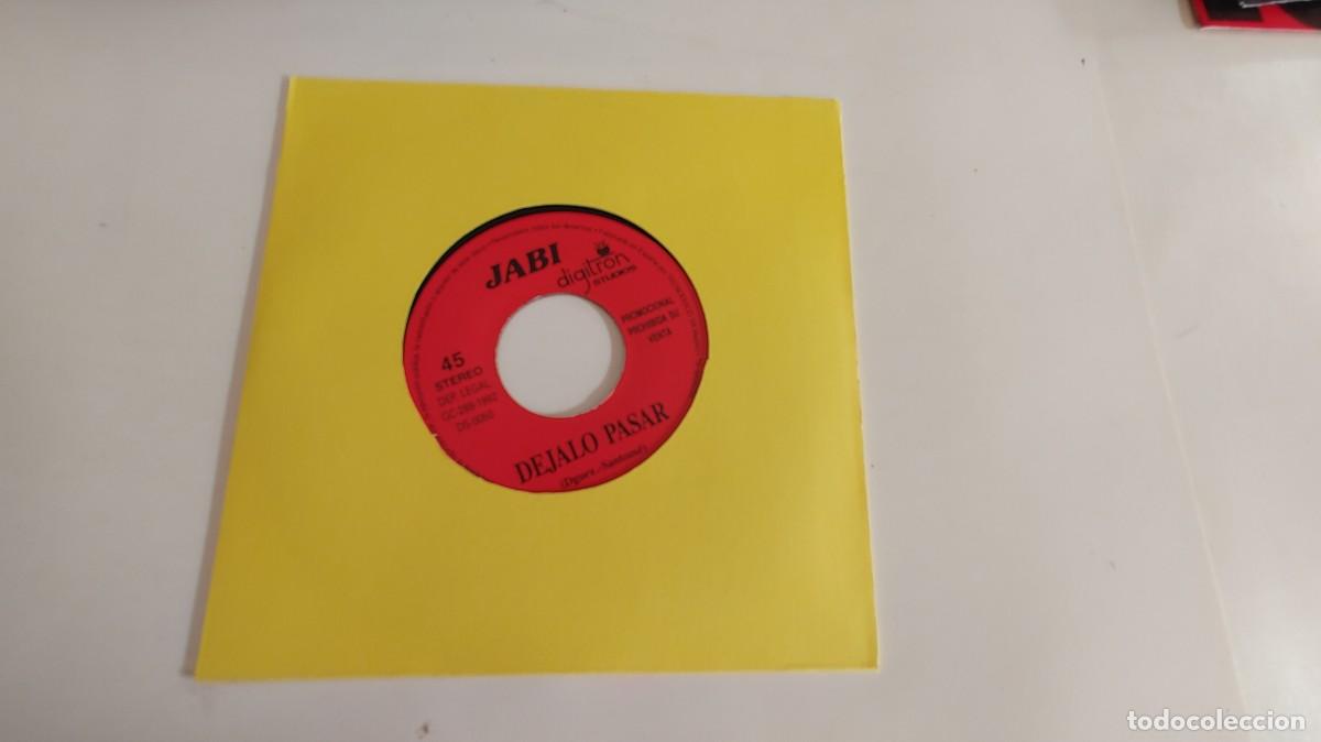 Discos de vinilo: JABI-SINGLE DEJALO PASAR-SIN FUNDA - Foto 2