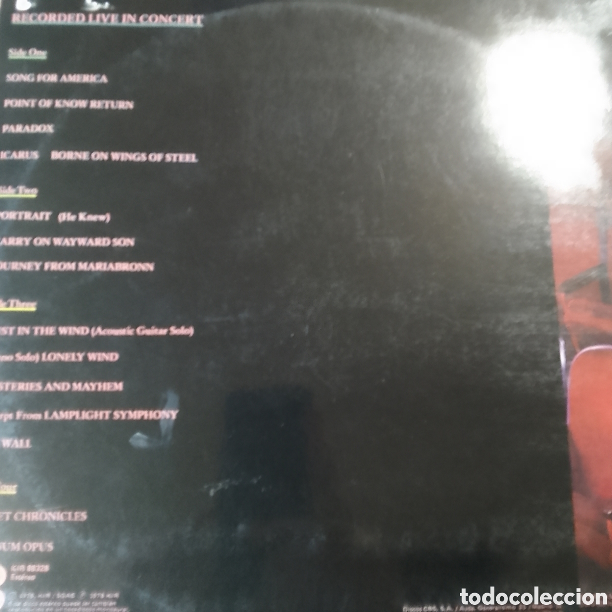 Discos de vinilo: KANSAS TWO FOR THE SHOW DOBLE LP - Foto 2