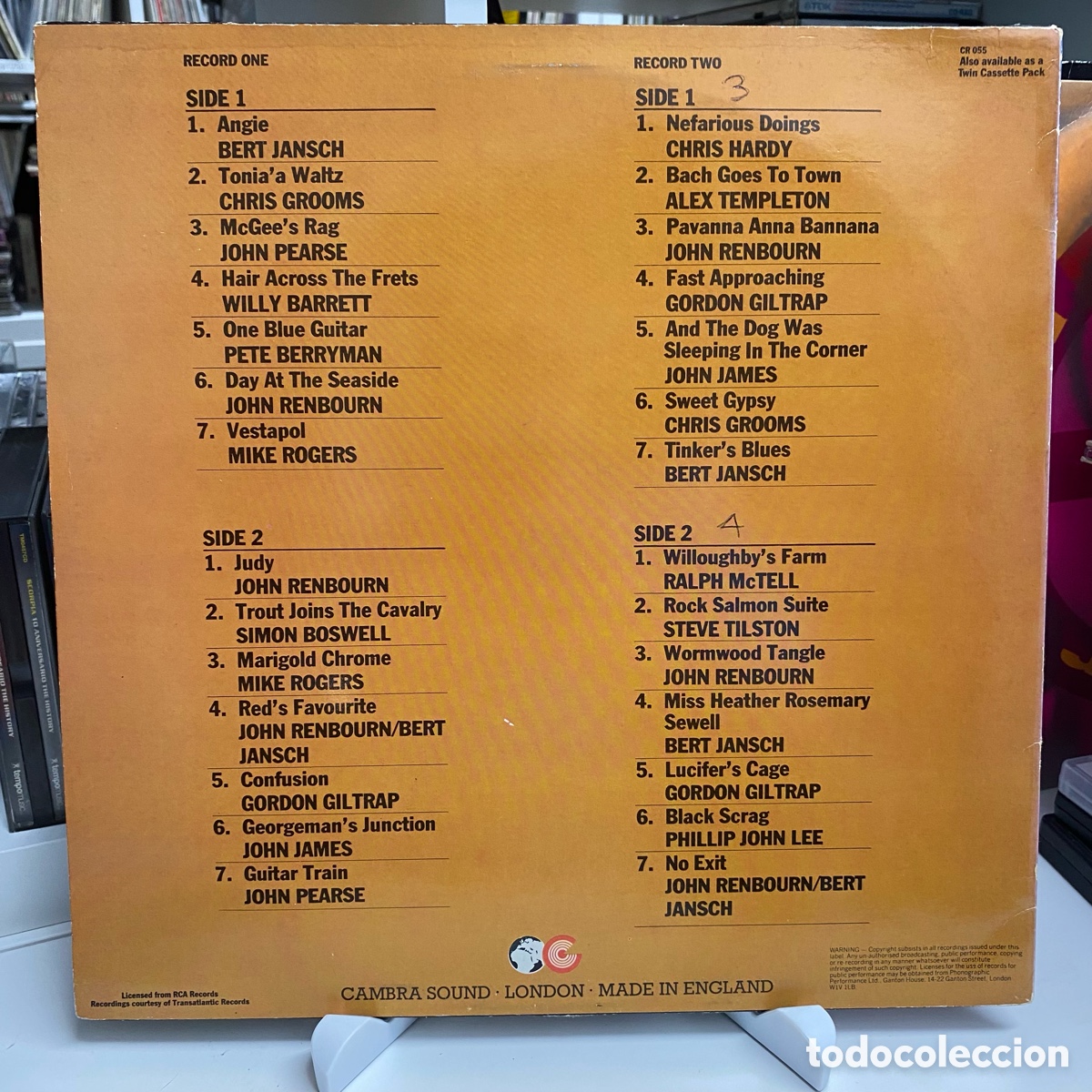 Discos de vinilo: Various - Contemporary Folk Guitar (2xLP, Comp) - Foto 2