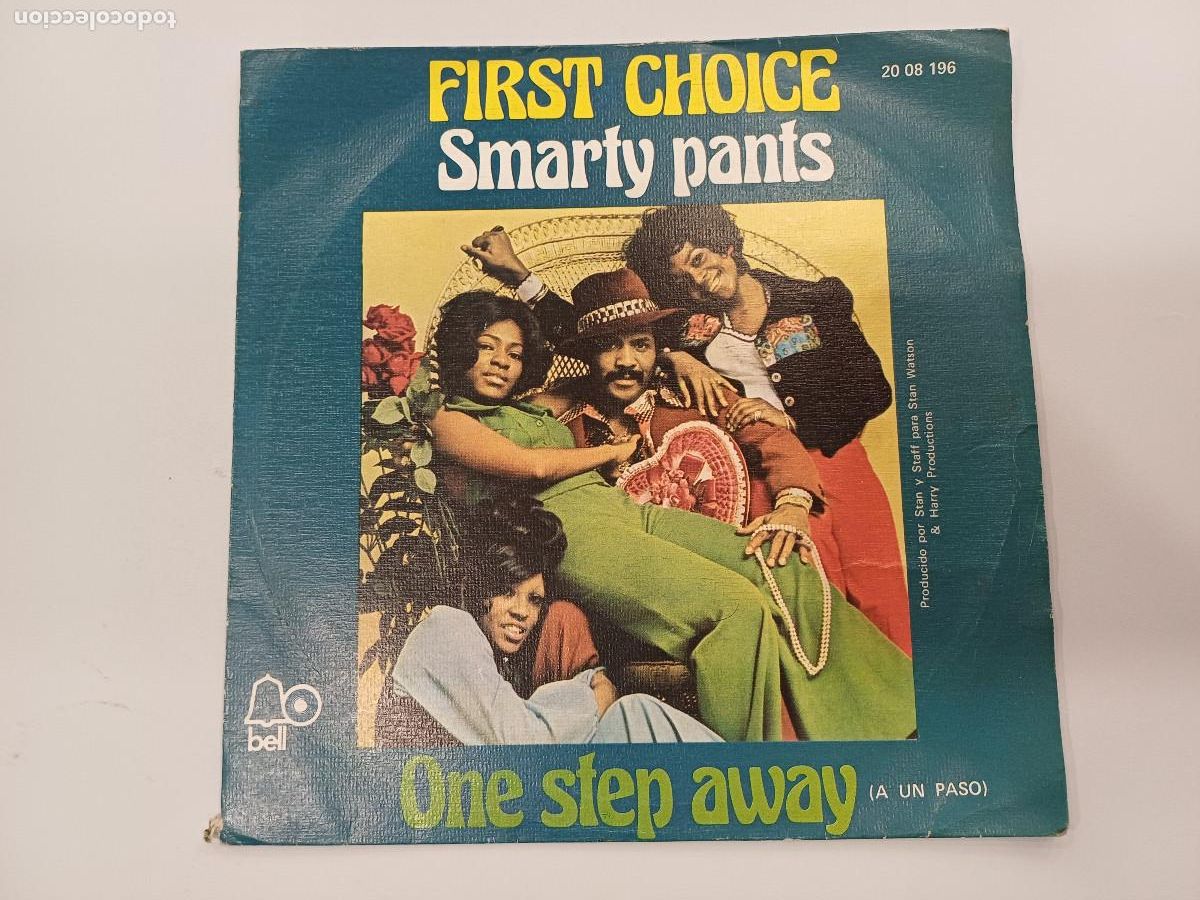 Discos de vinilo: FIRST CHOICE/SMARTY PANTS/SINGLE. - Foto 1