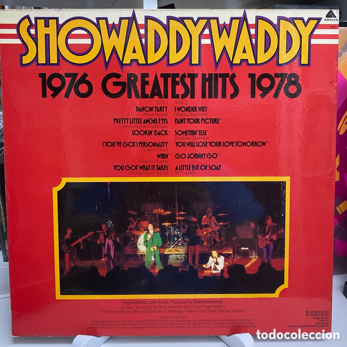 Discos de vinilo: Showaddywaddy - Greatest Hits 1976 - 1978 (LP, Comp) - Foto 2