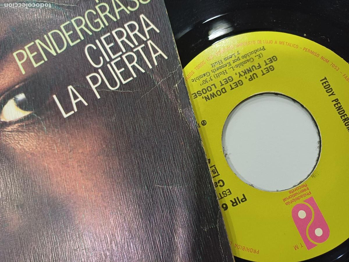 Discos de vinilo: TEDDY PENDERGRASS/CIERRA LA PUERTA/SINGLE. - Foto 2