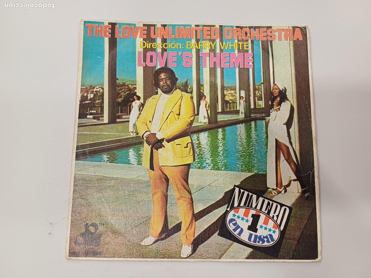 Discos de vinilo: BARRY WHITE/LOVES THEME/SINGLE. - Foto 1