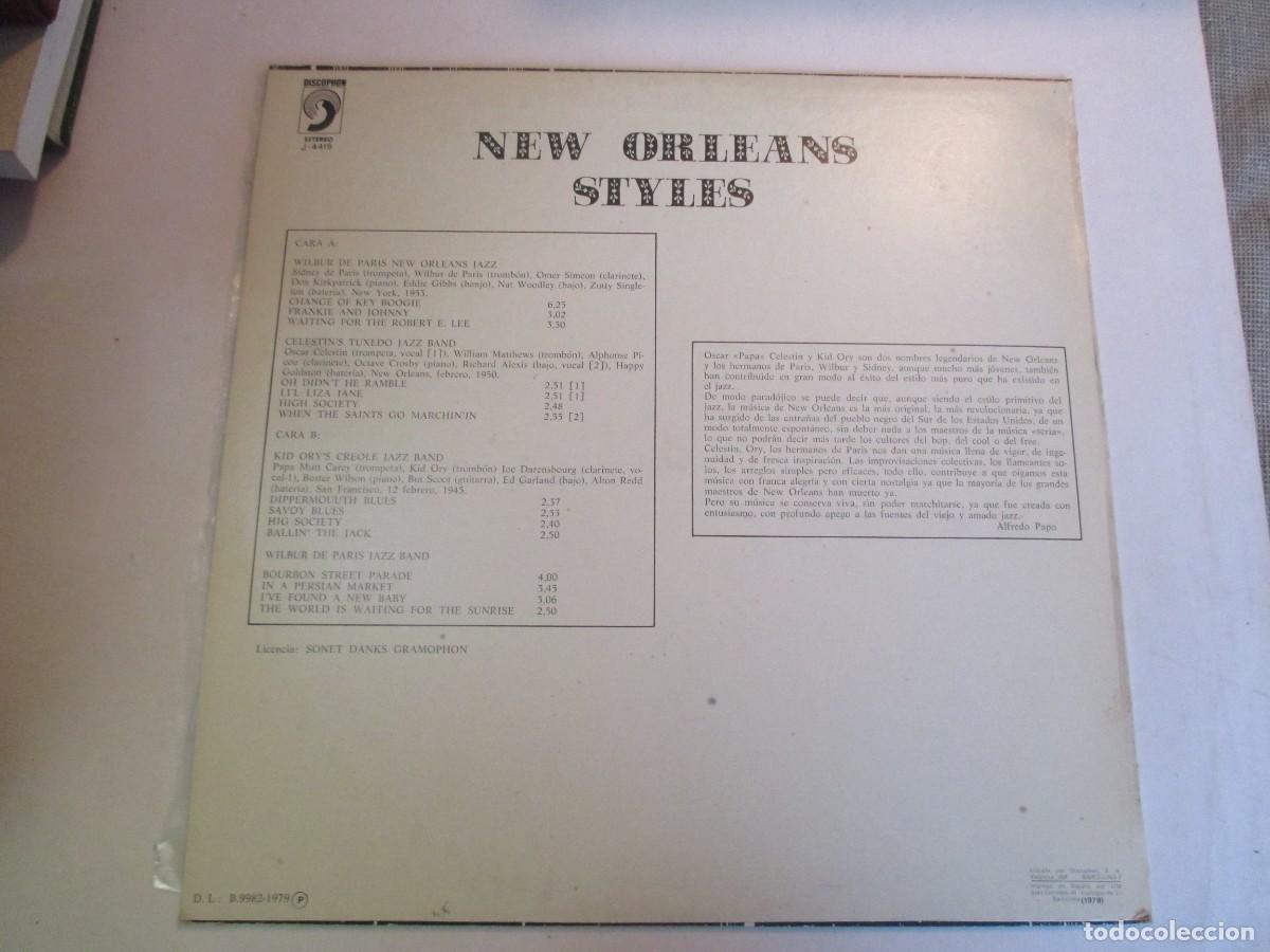 Discos de vinilo: VV,AA. New Orleans Styles W30055 - Foto 2