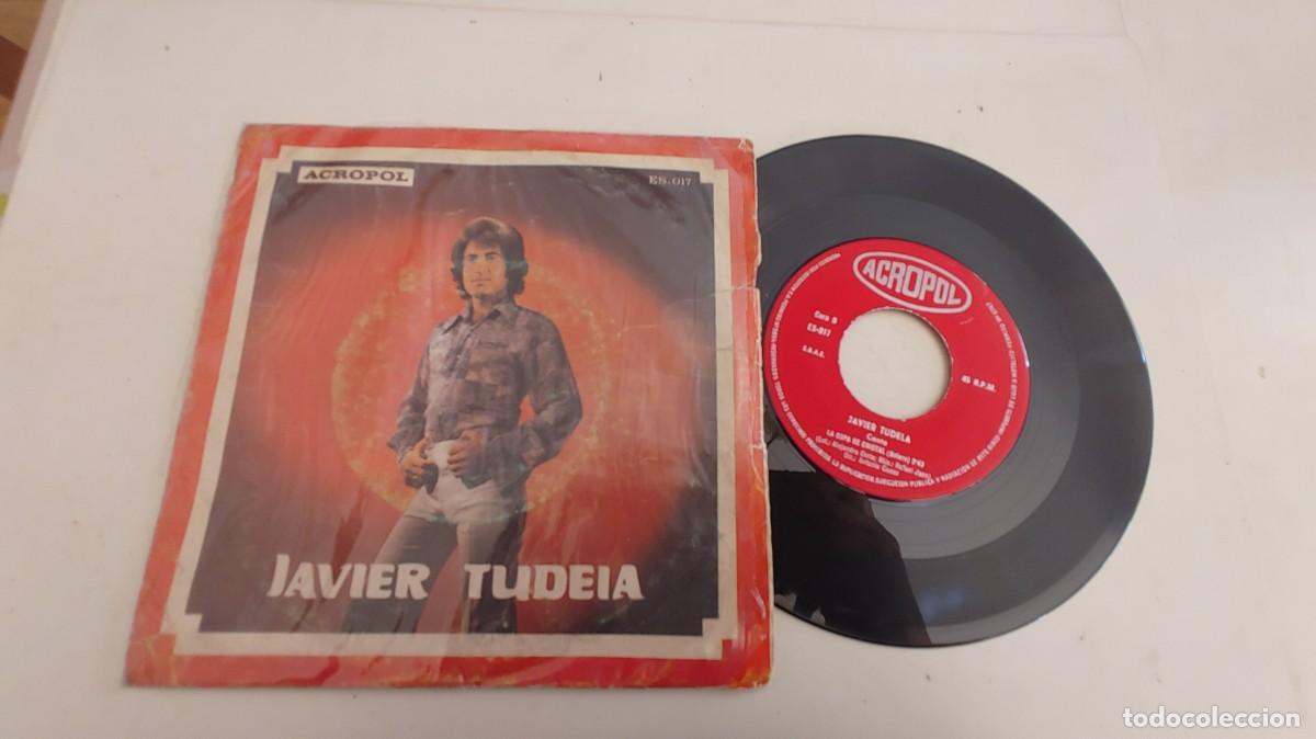 Discos de vinilo: JAVIER TUDELA-SINGLE TIERRA - Foto 1
