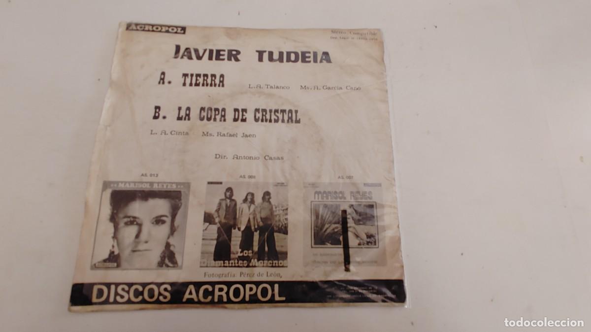 Discos de vinilo: JAVIER TUDELA-SINGLE TIERRA - Foto 2