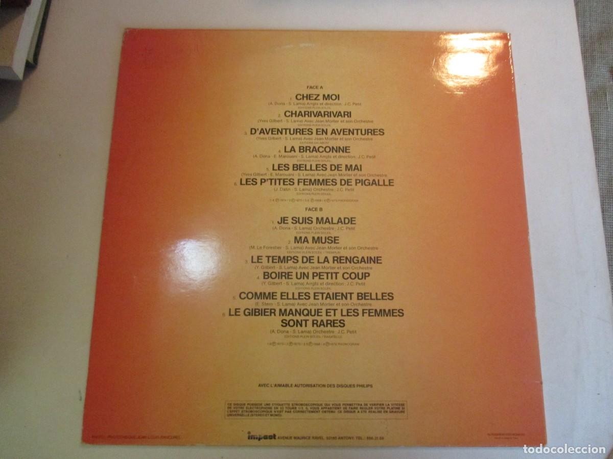 Discos de vinilo: SERGE LAMA Chez moi W30065 - Foto 2
