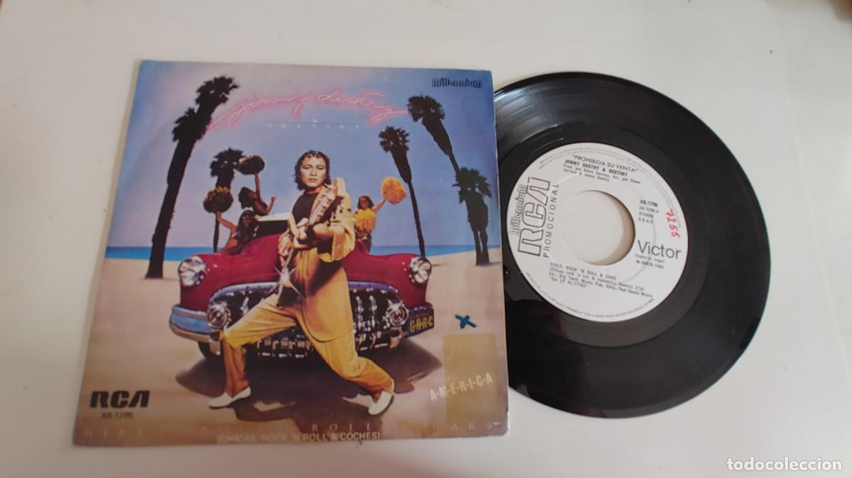Discos de vinilo: JONNY DESTRY & DESTINY-SINGLE GIRLS, ROCK 'N ' ROLL & CARS