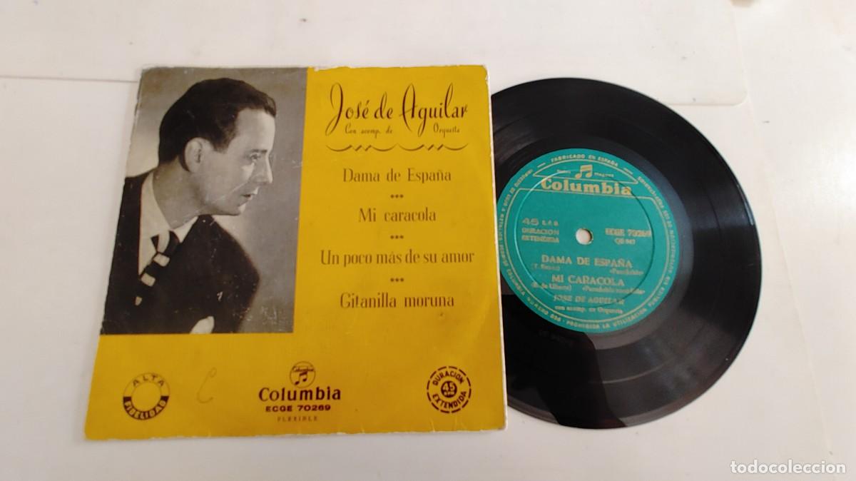 Discos de vinilo: JOSE DE AGUILAR-EP DAMA DE ESPA&Ntilde;A +3 - Foto 1