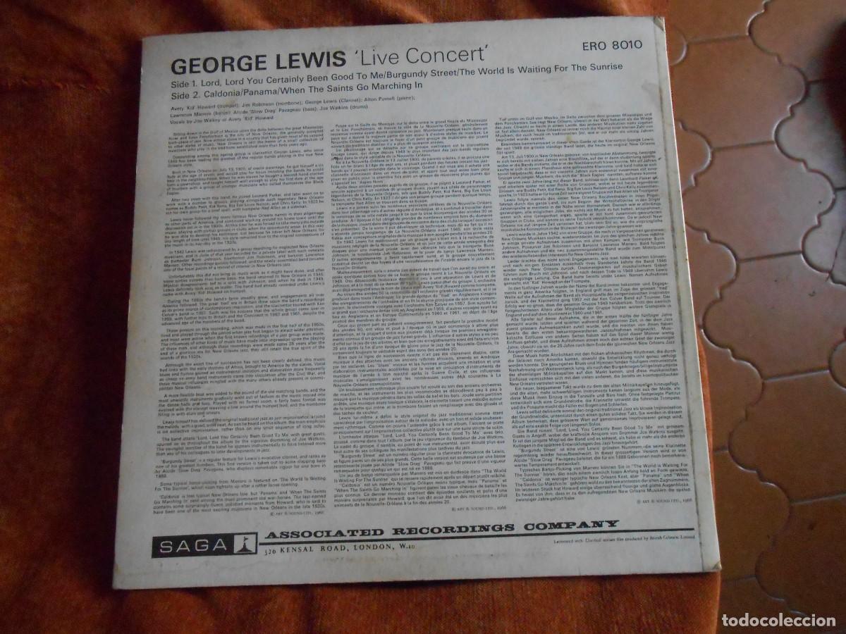 Discos de vinilo: GEORGE LEWIS ad His Orchestra - Foto 2