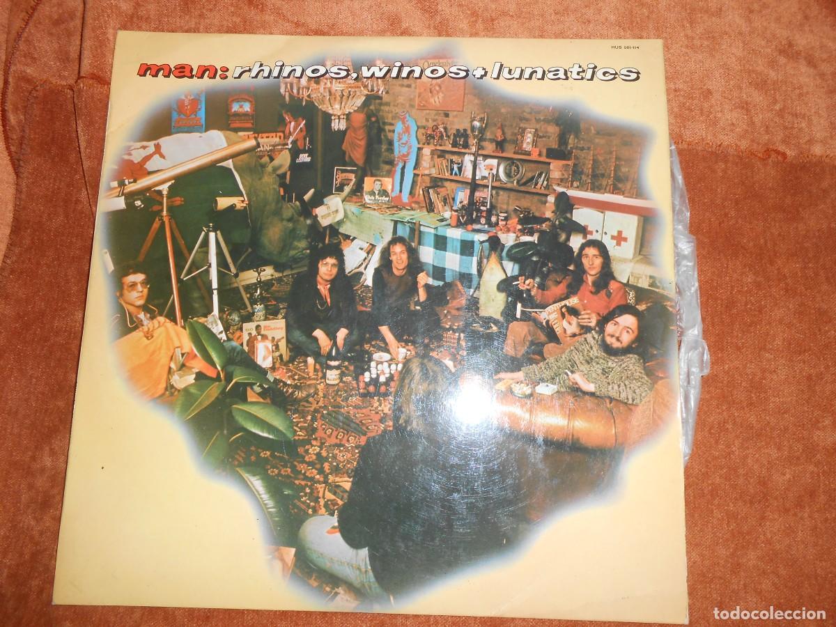 Discos de vinilo: MAN : RHINOS, WINOS +LUNATICS - Foto 1