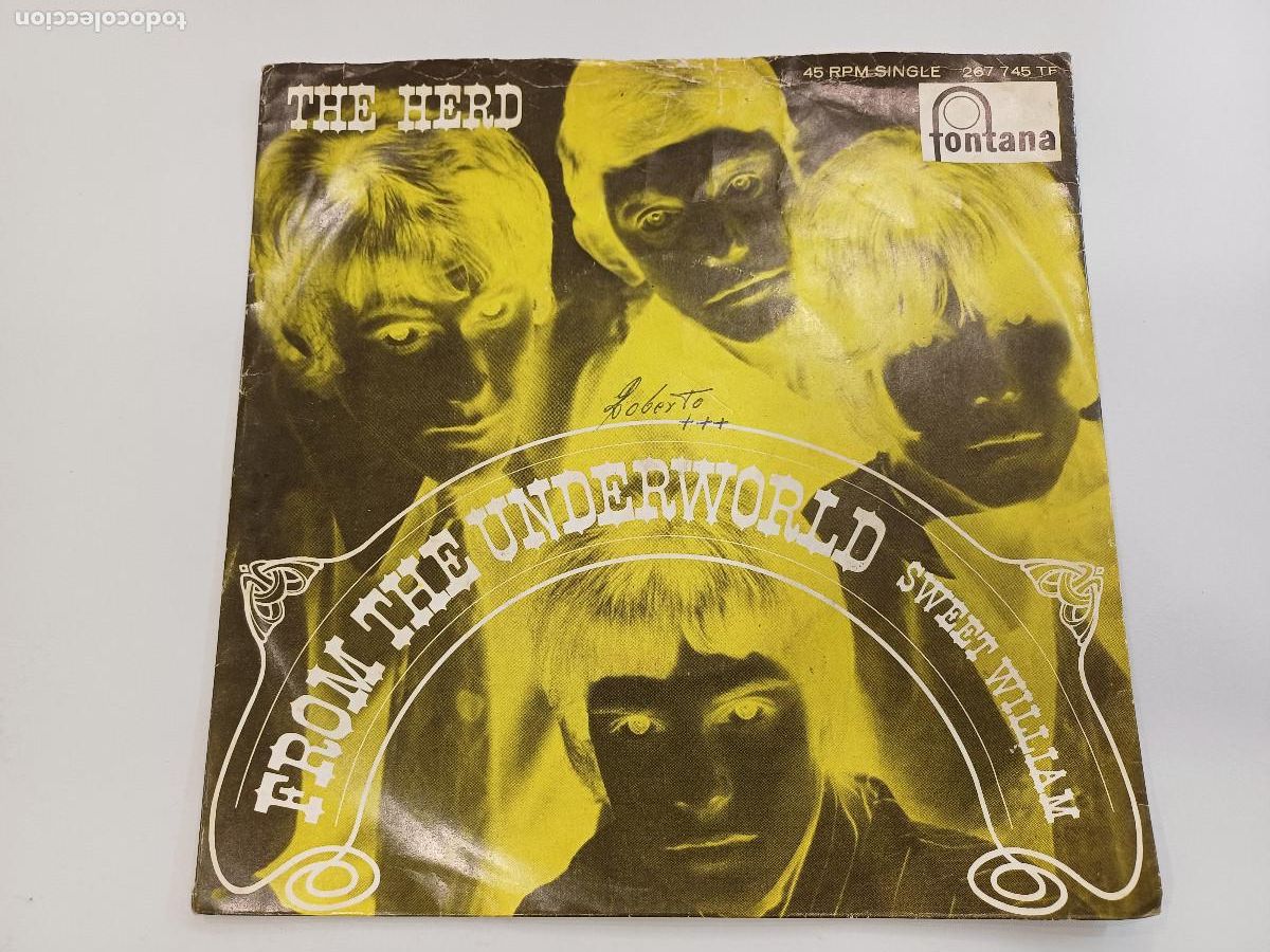 Discos de vinilo: THE HERD/FROM THE UNDERWORLD/SINGLE. - Foto 1