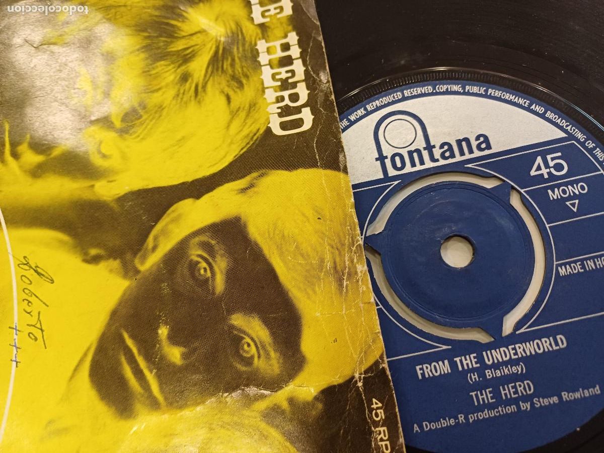 Discos de vinilo: THE HERD/FROM THE UNDERWORLD/SINGLE. - Foto 2