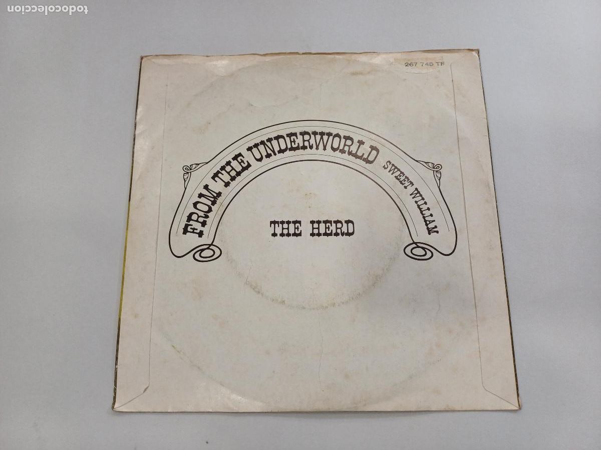 Discos de vinilo: THE HERD/FROM THE UNDERWORLD/SINGLE. - Foto 3