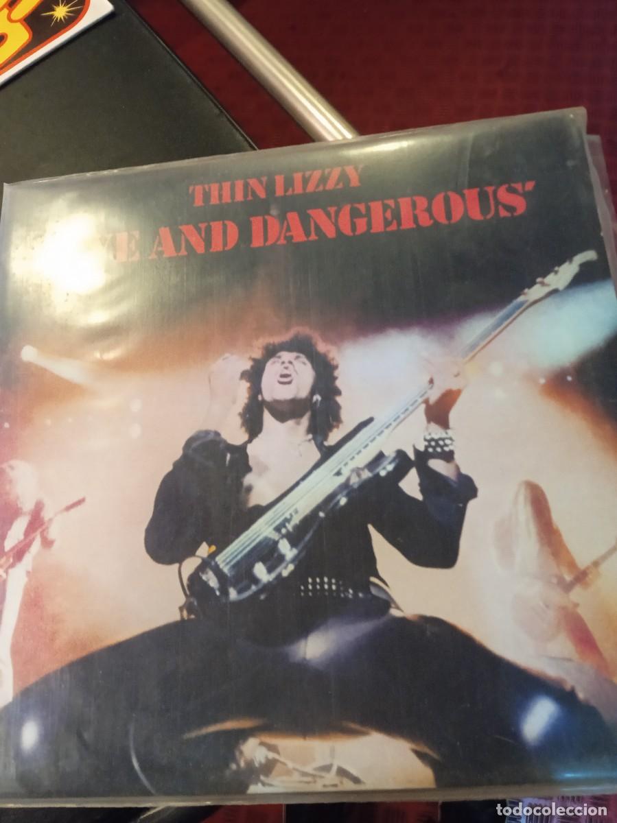 Discos de vinilo: THIN LIZZY- LIVE AND DANGEROUS. LP DOBLE - Foto 1