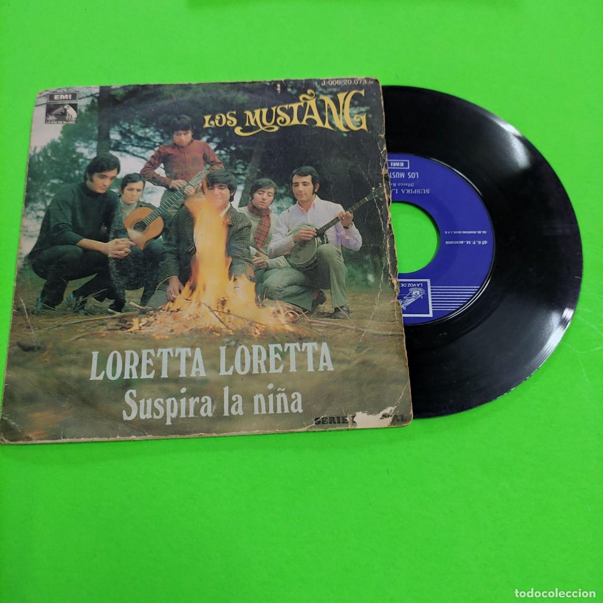 Discos de vinilo: LOS MUSTANG . LORETTA LORETTA ** SINGLE VINILO ** JUANI - Foto 1