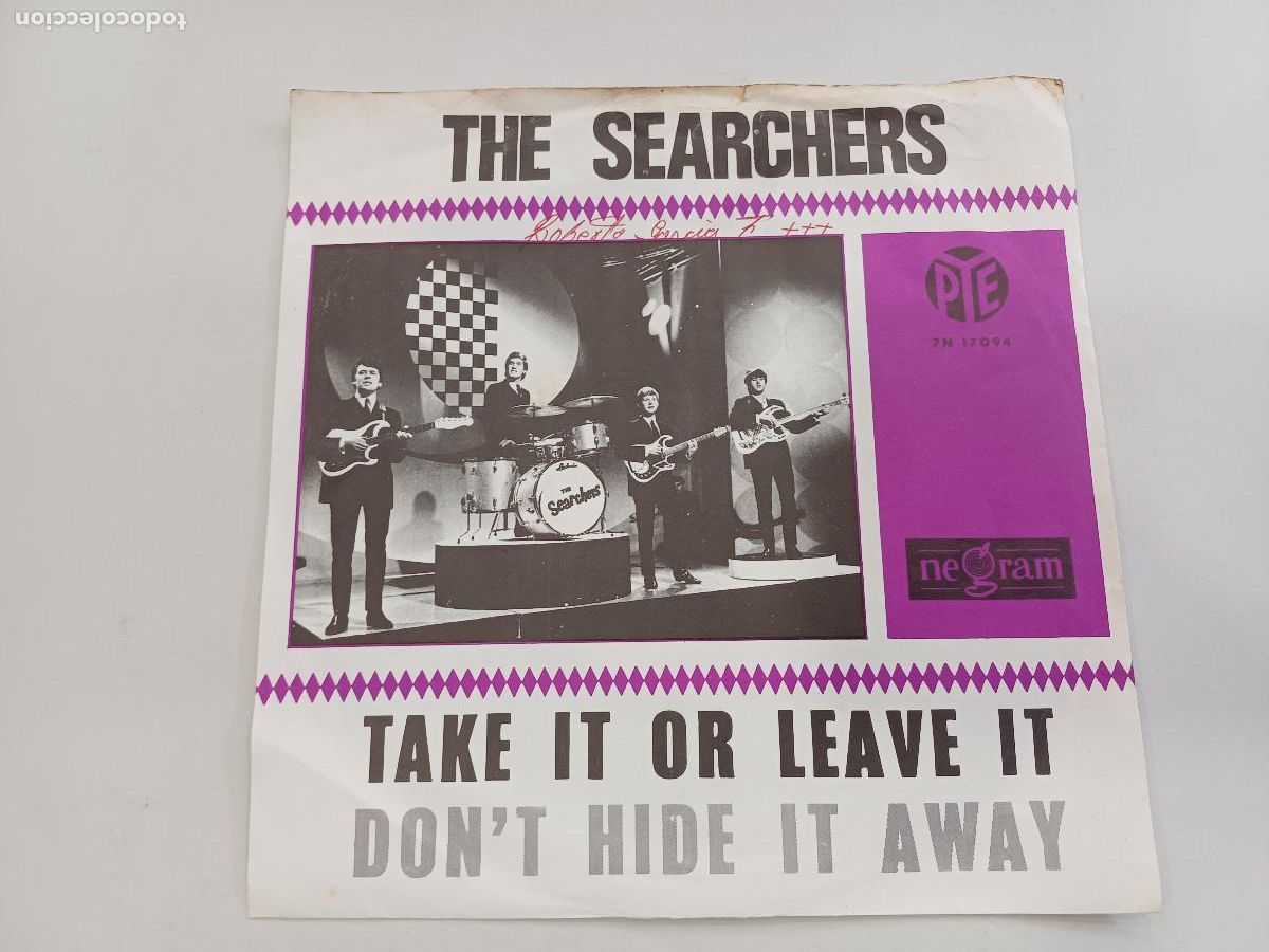 Discos de vinilo: THE SEARCHERS/TAKE IT OR LEAVE IT/SINGLE. - Foto 1