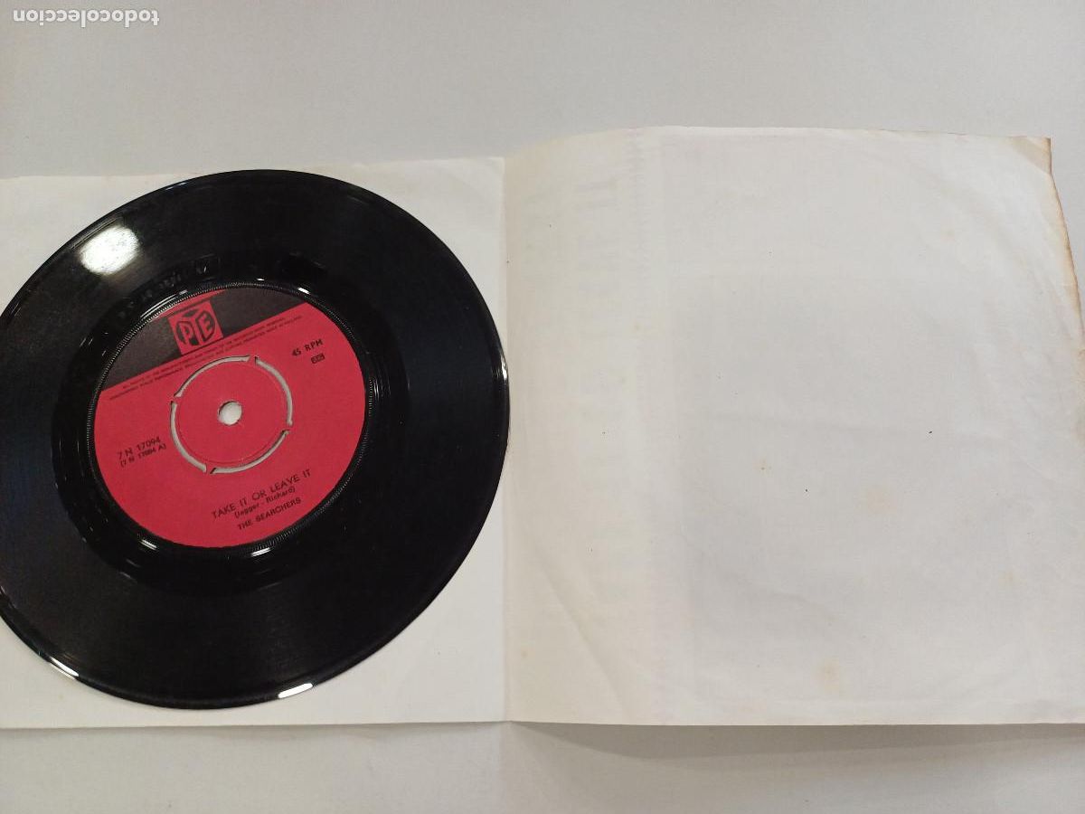 Discos de vinilo: THE SEARCHERS/TAKE IT OR LEAVE IT/SINGLE. - Foto 2
