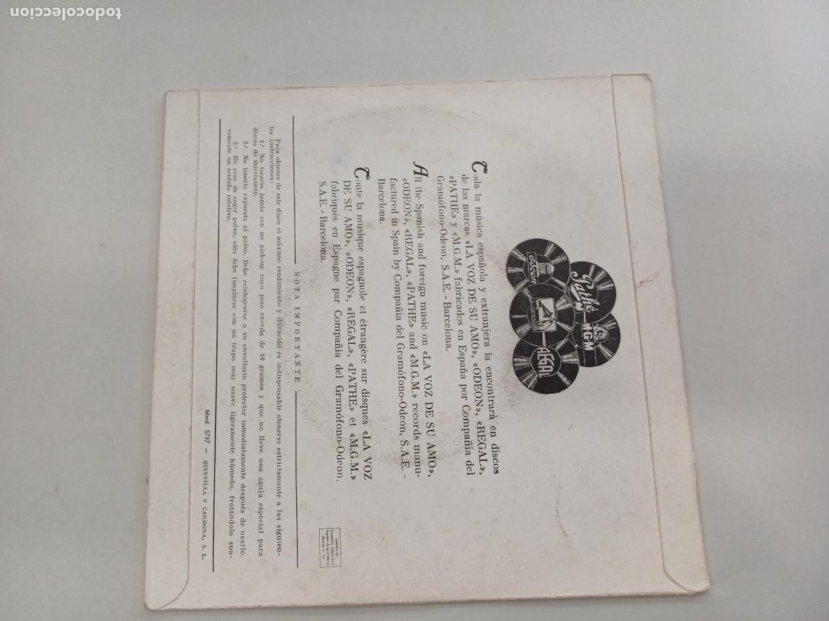 Discos de vinilo: HERMANAS FLETA/CARNAVALITO INCA/SINGLE. - Foto 3