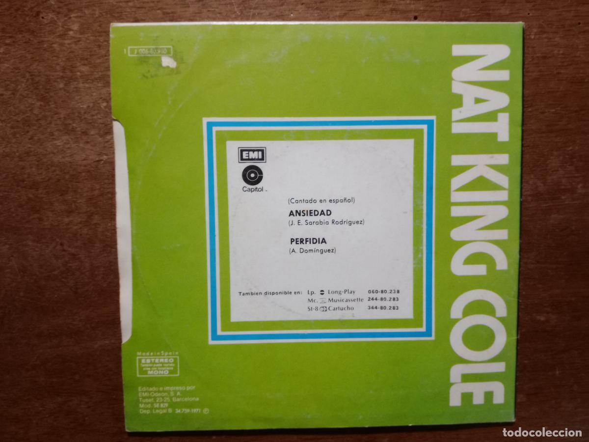 Discos de vinilo: Nat King Cole - ansiedad + perfidia - Foto 2