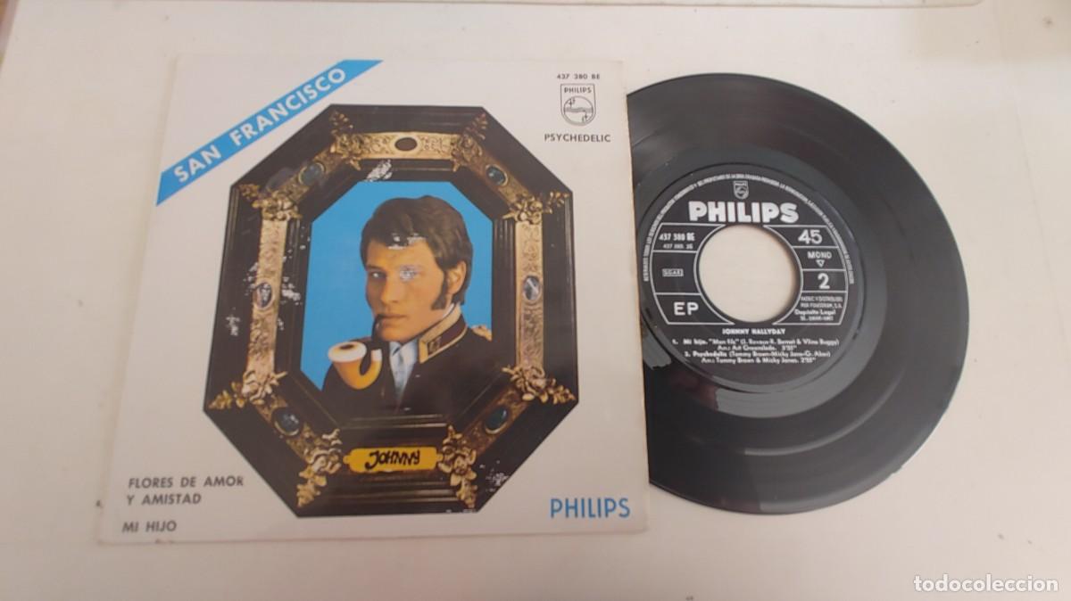 Discos de vinilo: JOHNNY HALLYDAY-EP SAN FRANCISCO +3 - Foto 1