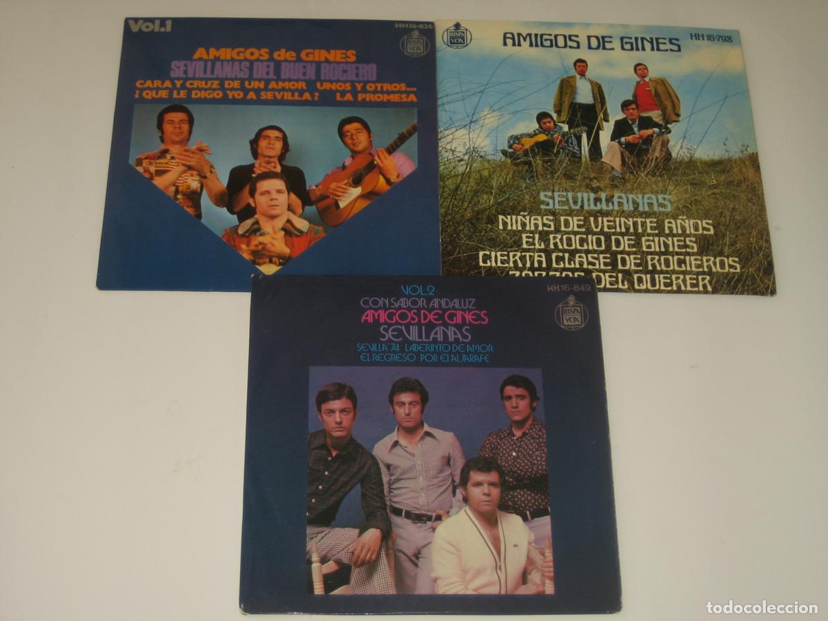 Discos de vinilo: DISCOFERTA - EPS/SINGLES - AMIGOS DE GINES - LOTE DE 3 - Foto 1