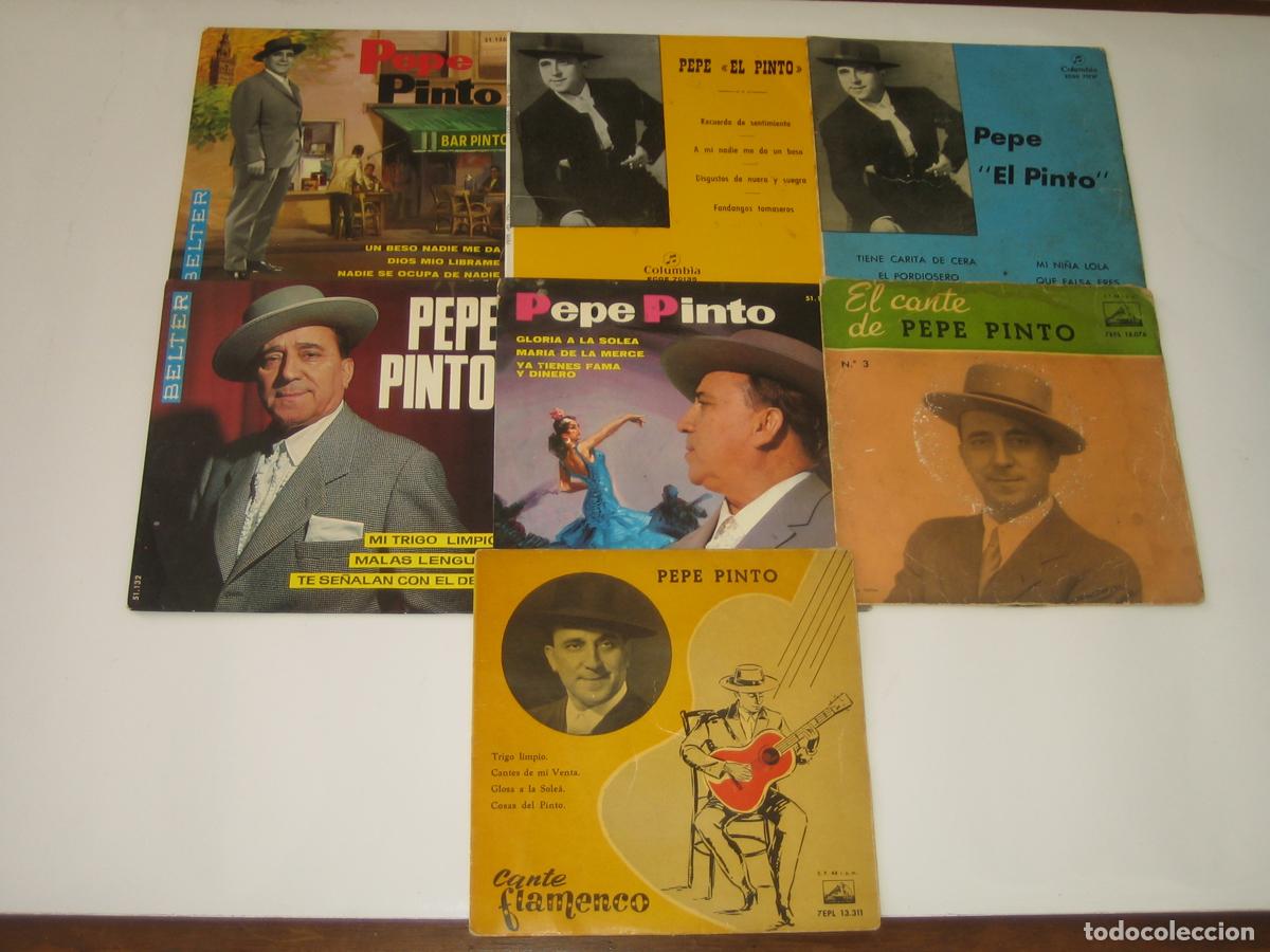 Discos de vinilo: DISCOFERTA - EPS/SINGLES - PEPE PINTO - LOTE DE 7 - Foto 1