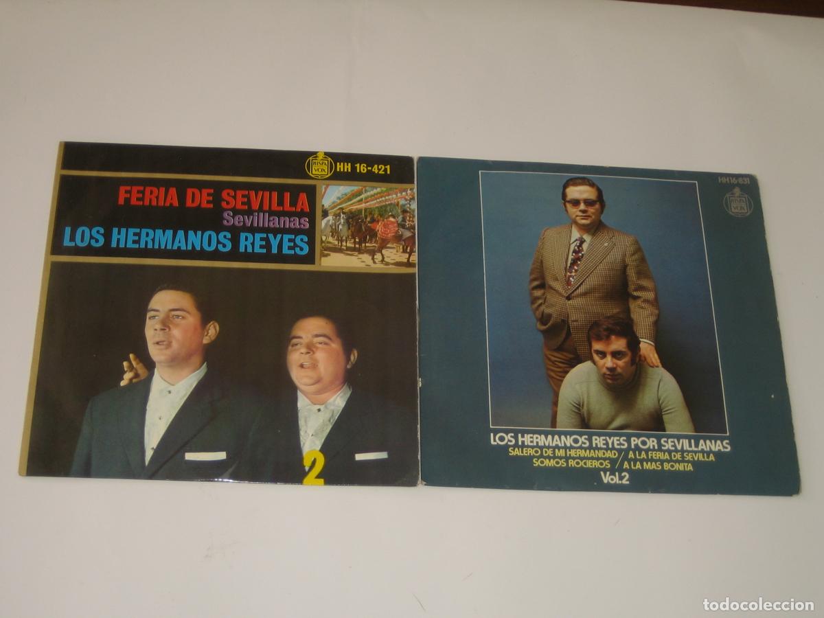Discos de vinilo: DISCOFERTA - EPS/SINGLES - LOS HERMANOS REYES - LOTE DE DOS - Foto 1