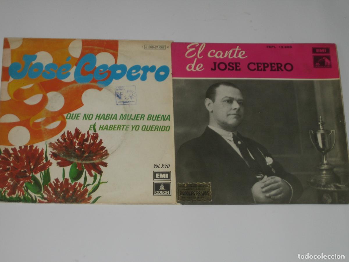 Discos de vinilo: DISCOFERTA - EPS/SINGLES - JOSE CEPERO - LOTE DE DOS - Foto 1