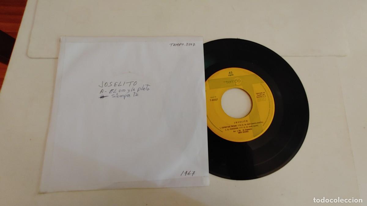 Discos de vinilo: JOSELITO-EP EL ORO Y LA PLATA +3-SIN FUNDA - Foto 1