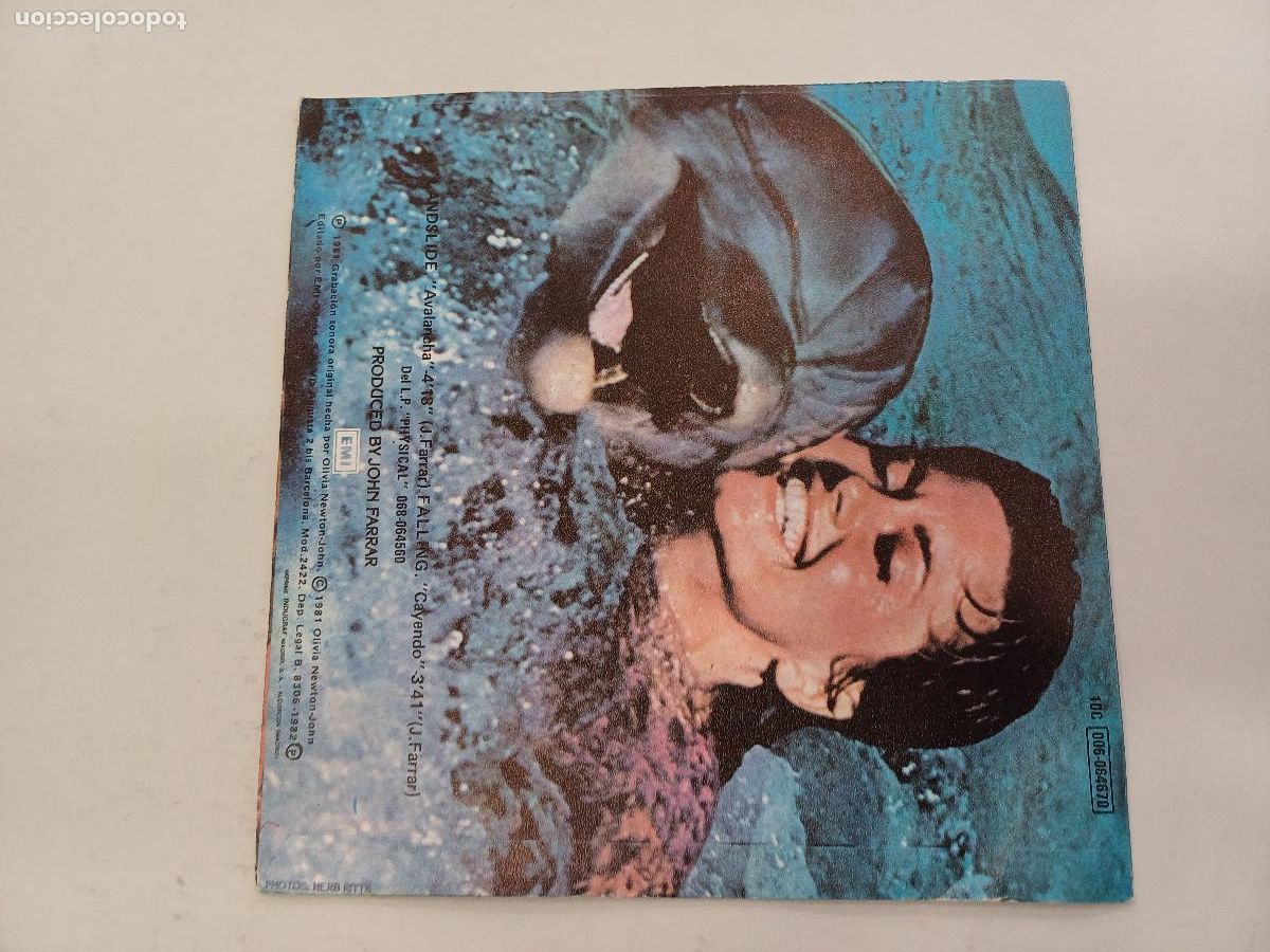 Discos de vinilo: OLIVIA NEWTON JOHN/AVALANCHA-LANDSLIDE/SINGLE. - Foto 3