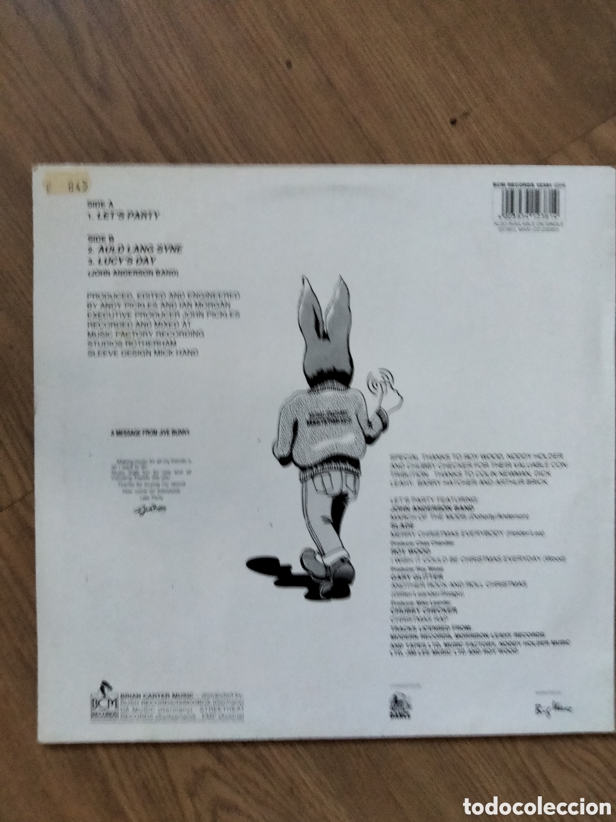 Discos de vinilo: Live Bunny and The Mastermixers vinilo - Foto 2