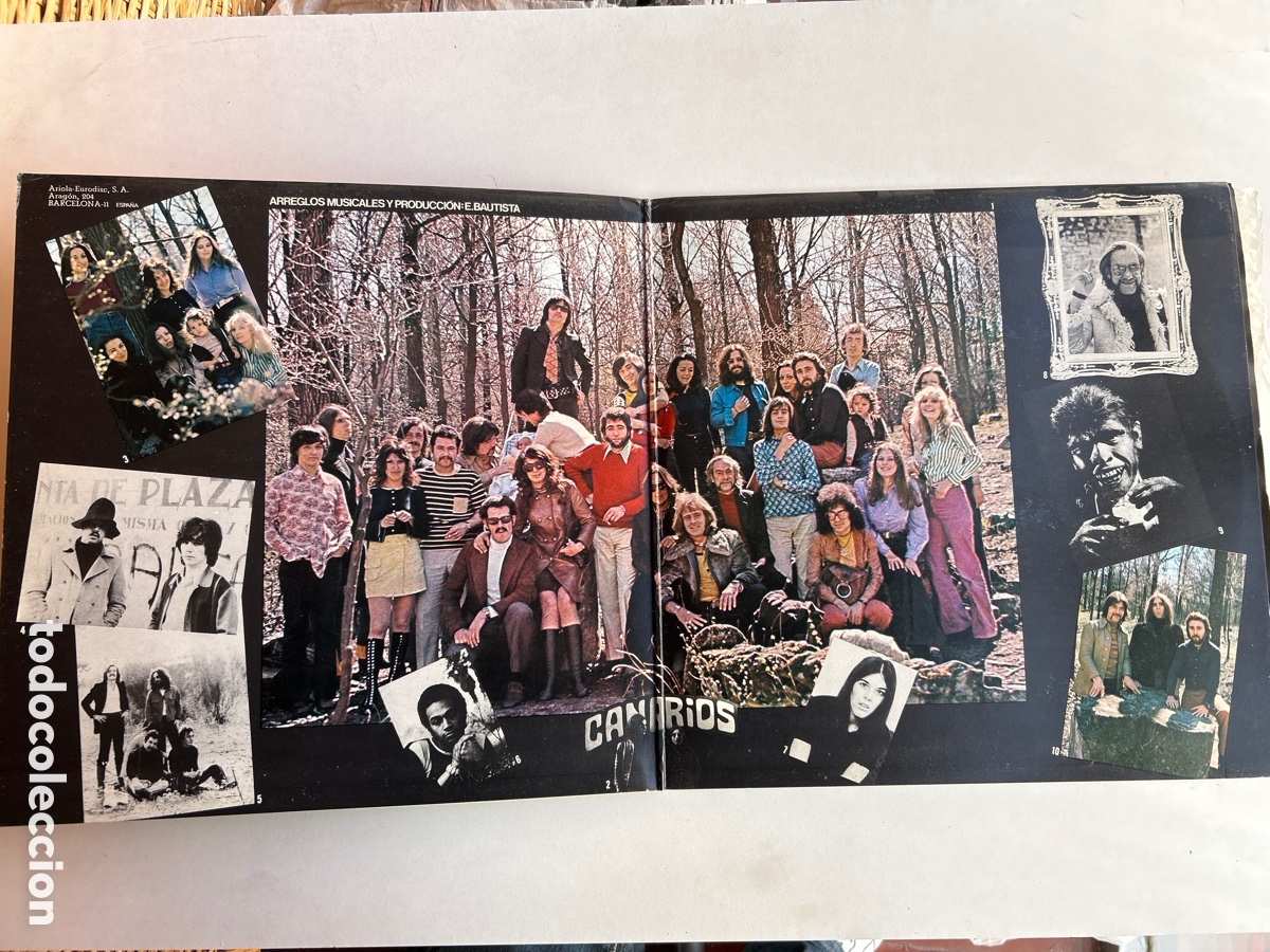 Discos de vinilo: CANARIOS-VIVOS-1972-GATEFOLD-VINILO SIN USO - Foto 3
