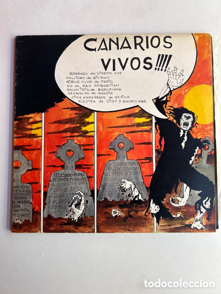 Discos de vinilo: CANARIOS-VIVOS-1972-GATEFOLD-VINILO SIN USO - Foto 1