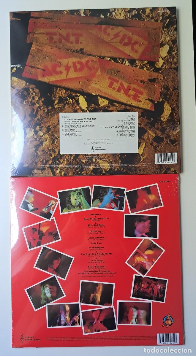 Discos de vinilo: AC/DC High Voltage y TNT. Australia. - Foto 2