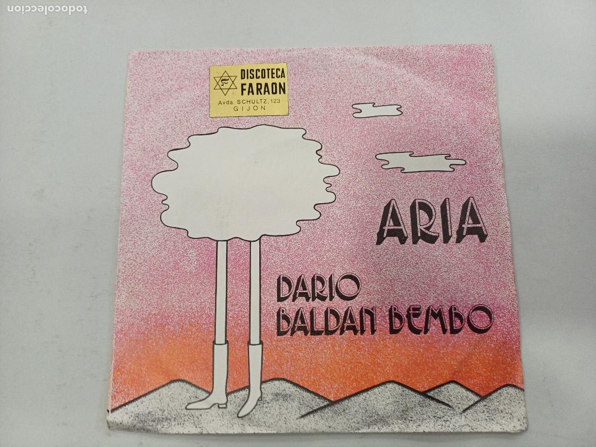 Discos de vinilo: DARIO BALDAN BEMBO/ARIA/SINGLE. - Foto 1