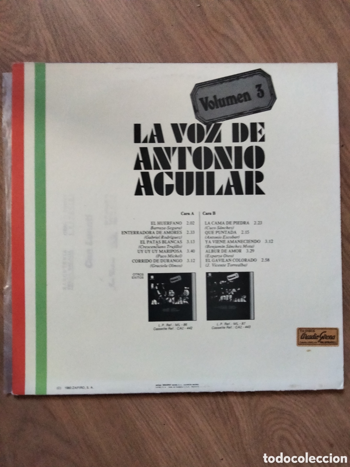 Discos de vinilo: La voz de Antonio Aguilar vinilo - Foto 2