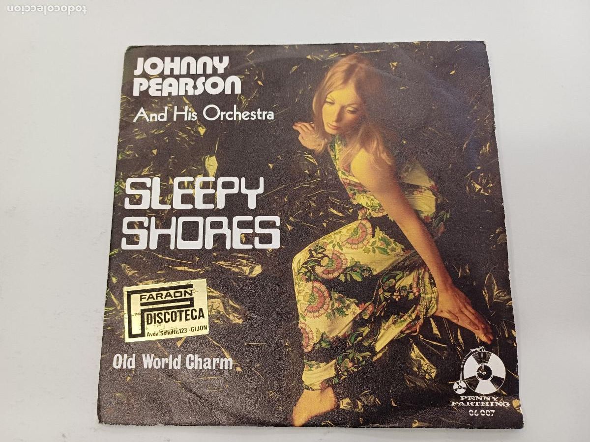 Discos de vinilo: JOHNNY PEARSON/SLEEPY SHORES/SINGLE. - Foto 1