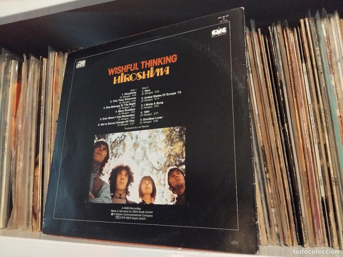 Discos de vinilo: Wishful Thinking &lrm;&ndash; Hiroshima - lp edic. germany 1976 - Foto 2