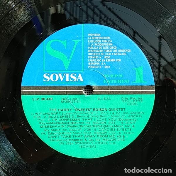 Discos de vinilo: The Harry &rdquo;Sweets&rdquo; Edison Quintet - Sovisa / Roulette (LP Vinilo) - Foto 2