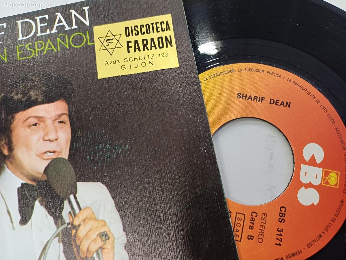 Discos de vinilo: SHARIF DEAN/NO MAS PENAS/SINGLE. - Foto 2