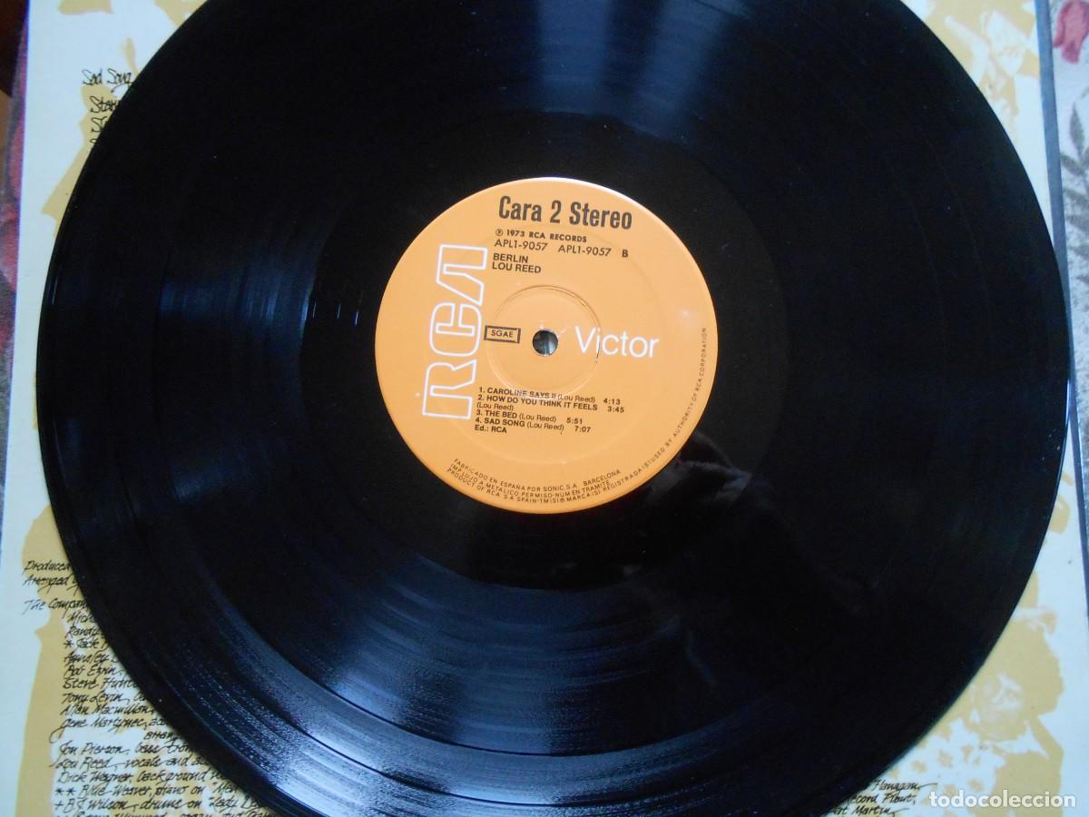 Discos de vinilo: LOU REED --BERLIN --1974 - Foto 3