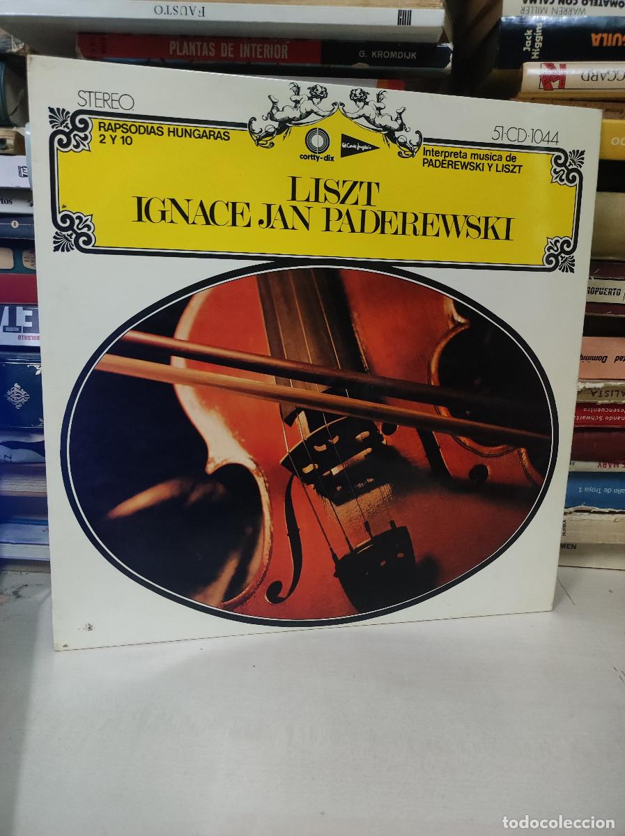Discos de vinilo: LISZT IGNACE JAN PADEREWSKI - Foto 1