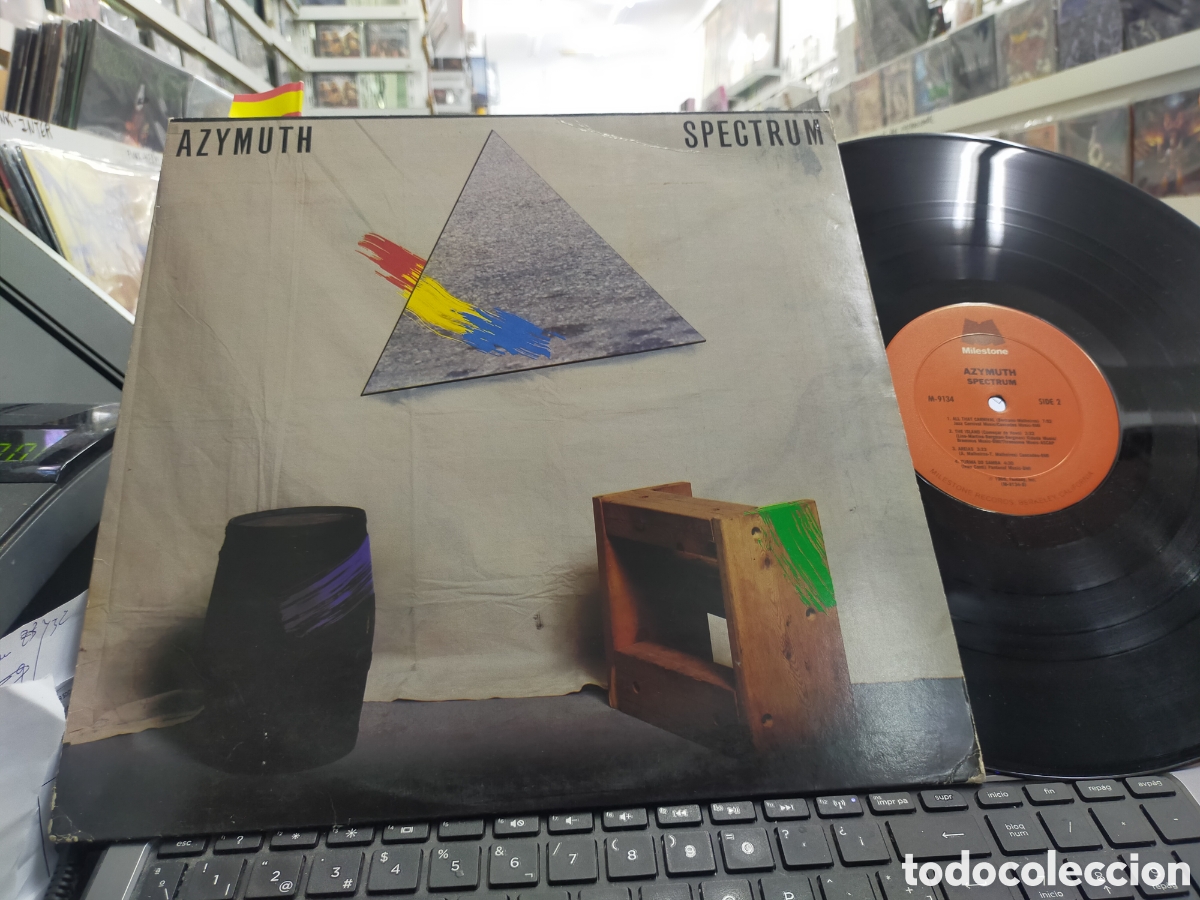 Discos de vinilo: Azymuth LP spectrum u.s.a. 1985 - Foto 1