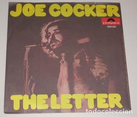 Discos de vinilo: joe cocker 45t The letter EX EX - Foto 1