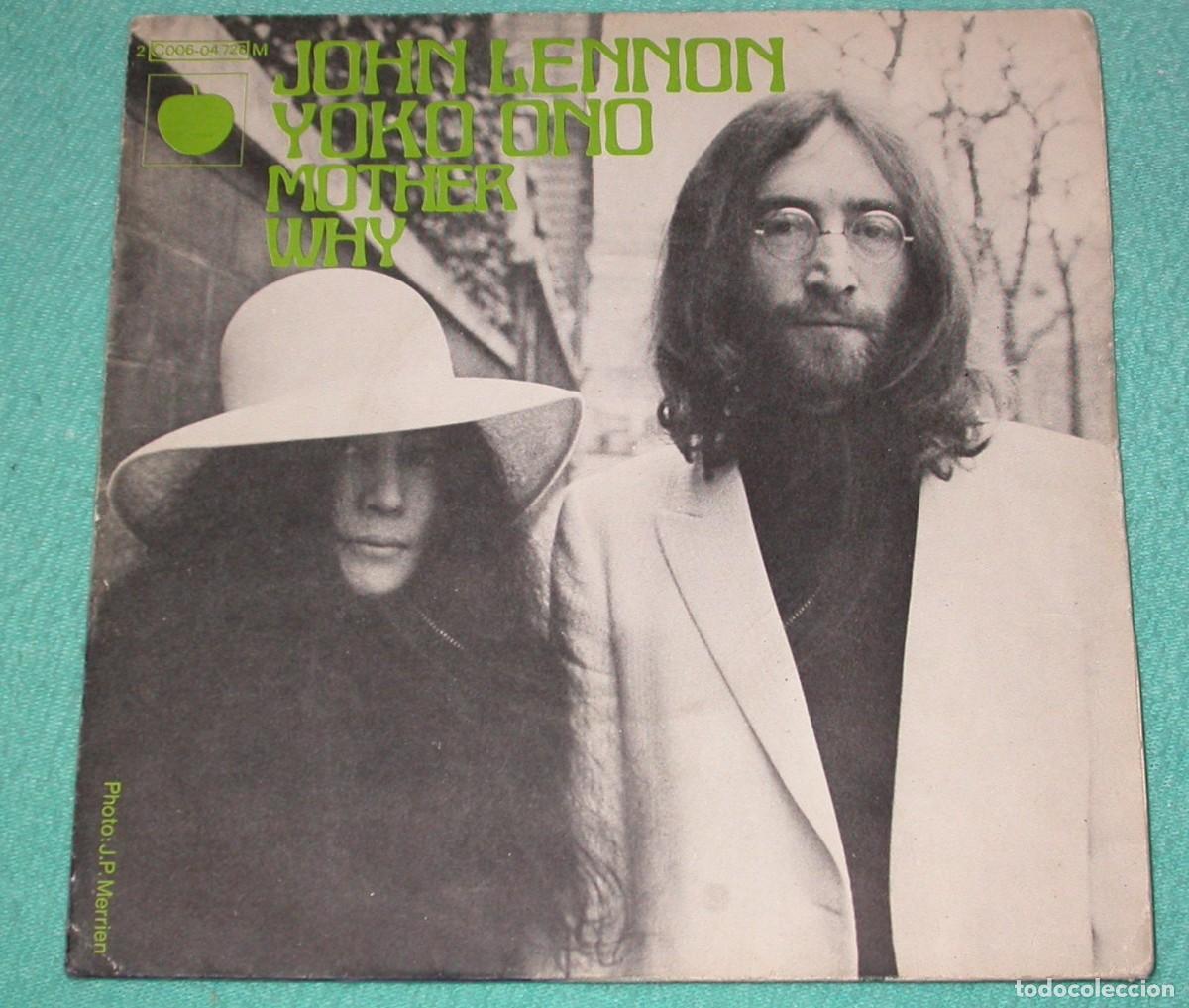 Discos de vinilo: John Lennon 45t Mother EX EX single - Foto 1