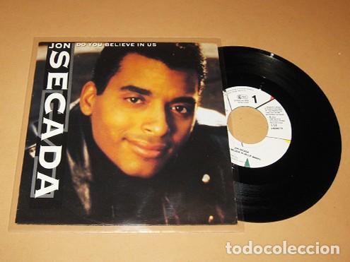 Discos de vinilo: JON SECADA - DO YOU BELIEVE IN US - SINGLE - 1992 - Foto 1