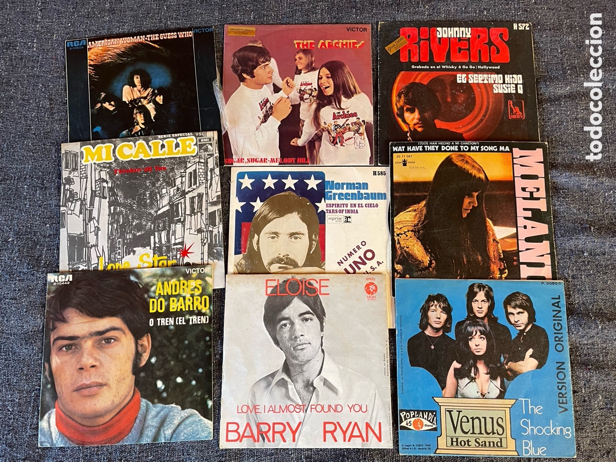 Discos de vinilo: Lote vinilos a&ntilde;os 70 - Foto 1