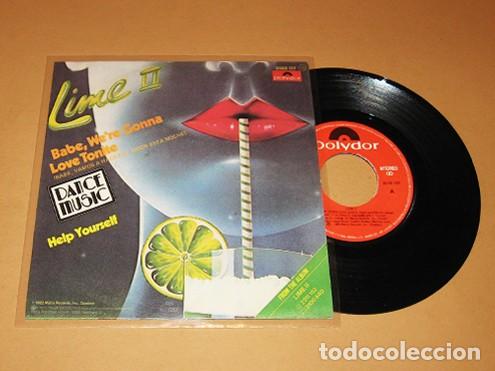 Discos de vinilo: LIME - BABE WE'RE GONNA LOVE TONIGHT - SINGLE - 1982 - TOP HIT DISCOTECAS USA / STUDIO 54