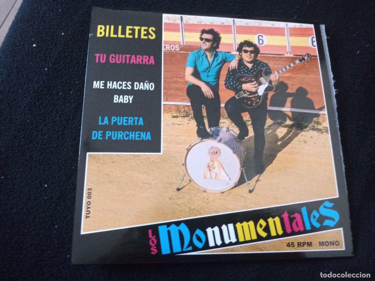 Discos de vinilo: LOS MONUMENTALES - BILLETES + 3 - EP . - Foto 1